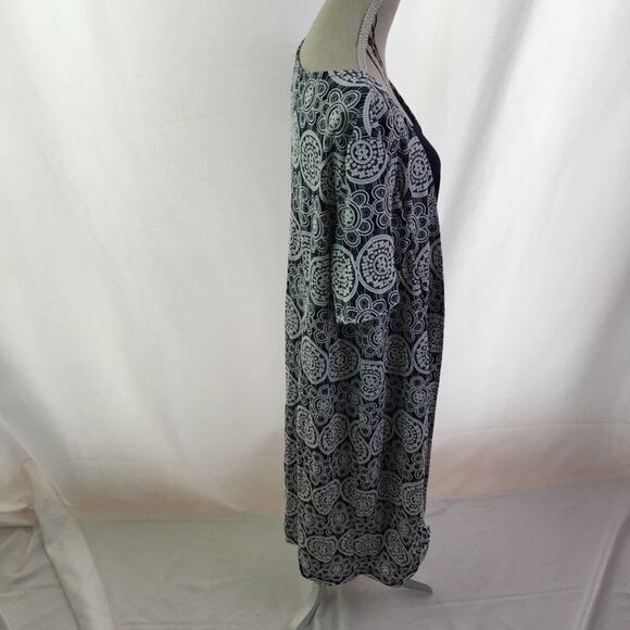 Perceptions Short Sleeve Print Faux-Jacket Dress - Picture 3 of 16